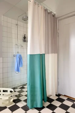 Online HAY 12 Anillas para cortinas de baño, Chrome Plateado