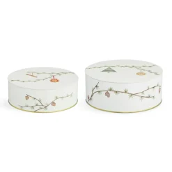 Hot Kähler 2 Botes de navidad Hammershøi, blanco Multi