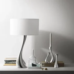 Online Georg Jensen 3 Candelabros Cobra, acero inoxidable GrisPlateado