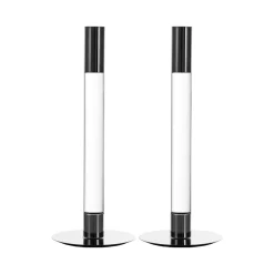 Clearance Orrefors 2 Candelabros Lumiere 26,5 cm, Transparente