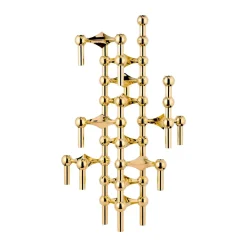 Online STOFF 3 Candelabros Nagel, latón Color dorado