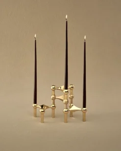 Online STOFF 3 Candelabros Nagel, latón Color dorado