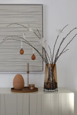 Best Cooee Design 2 Colgantes de pascua Gry huevos, Cognac MarrónRojo
