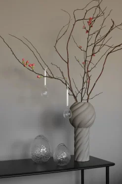 Hot Cooee Design 2 Colgantes de pascua Gry huevos, Clear Transparente