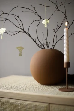 Clearance Cooee Design 4 Colgantes decorativos Fungi, Latón Color dorado