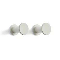 Hot HAY 2 Ganchos Bolt Ø2,8 cm, Light grey Gris
