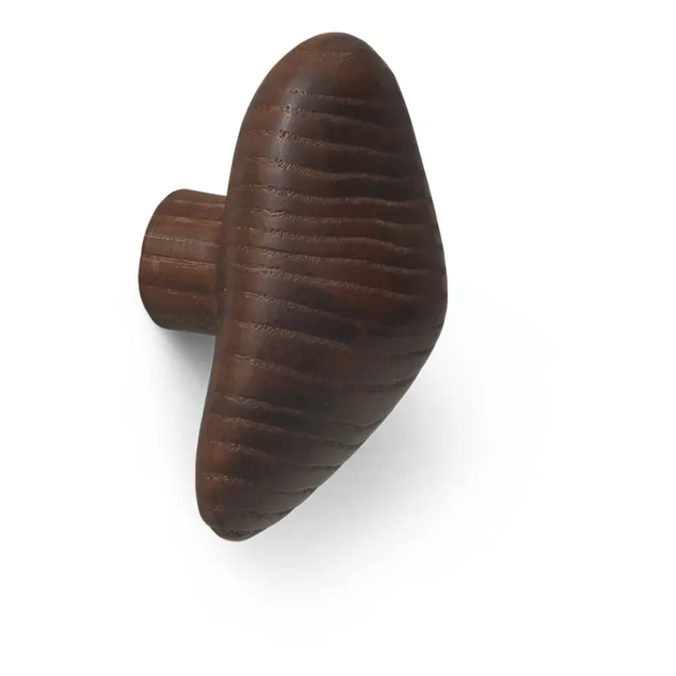 Best Ferm Living 2 Ganchos Cairn, Dark Brown Marrón
