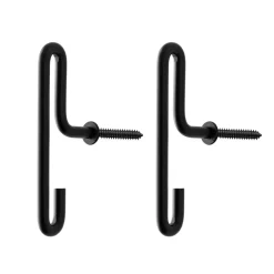 Discount MOEBE 2 Ganchos de pared small, Negro