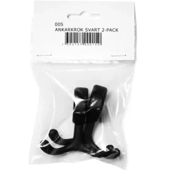 Outlet Essem Design 2 Ganchos Nostalgi, Negro