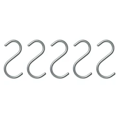 Online Nomess Copenhagen 5 Ganchos S-Hook, plata Plateado
