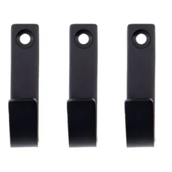 New Meraki 3 Ganchos Thapsus, Acabado cepillado Negro