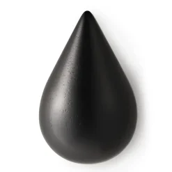 Sale Normann Copenhagen 2 perchas Dropit, grandes, Negro