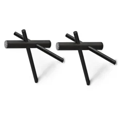New Normann Copenhagen 2 percheros Sticks, set de 2, Negro