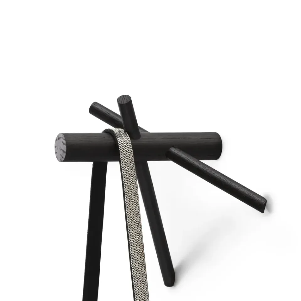 New Normann Copenhagen 2 percheros Sticks, set de 2, Negro
