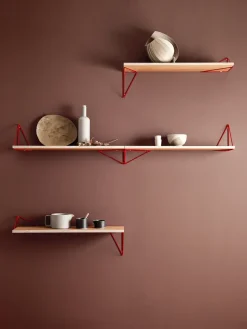 Online Maze 2 Soportes para balda Pythagoras, Red Rojo