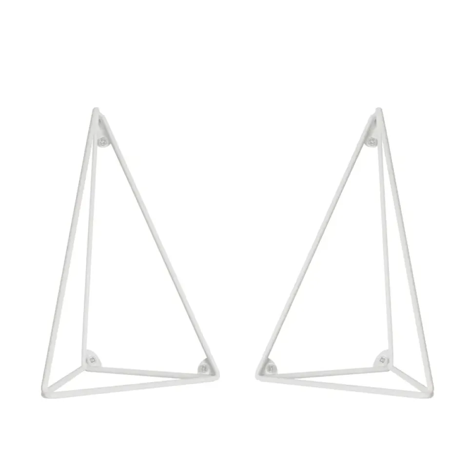 Online Maze 2 Soportes para balda Pythagoras, Blanco