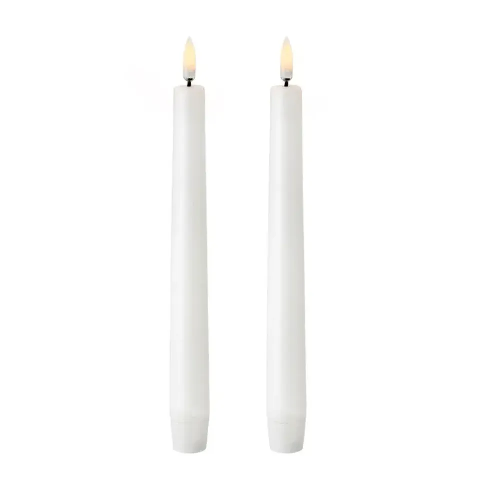 Discount Uyuni Lighting 2 Velas alargadas LED Uyuni , 20,5 cm Blanco