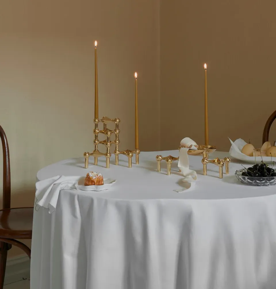 Best STOFF 6 Velas cónicas de ester & erik, Mustard Amarillo
