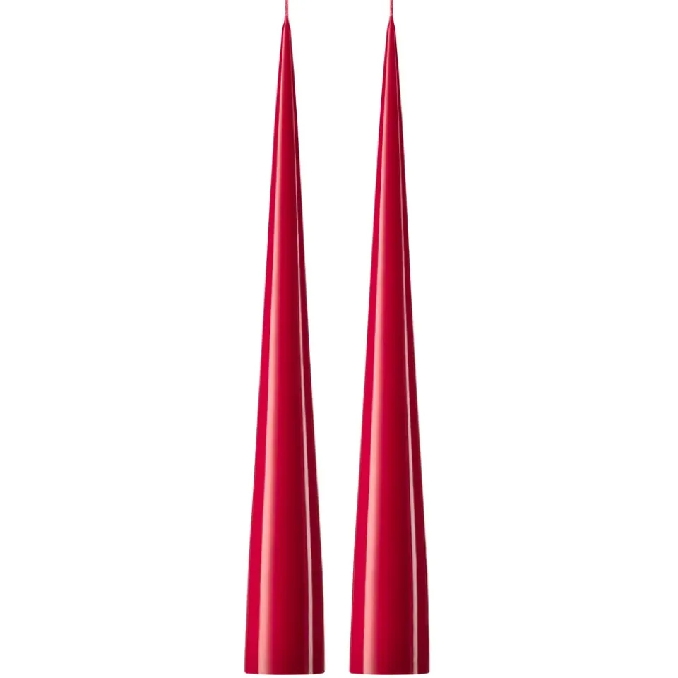 Best Ester & erik 2 Velas 37 cm lacado, Winter berry 36 Rojo