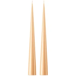 Outlet Ester & erik 2 Velas 37 cm lacado, Melon sorbet 19-0 Naranja
