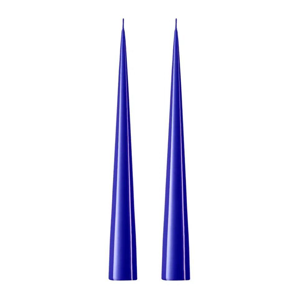 Ester & erik 2 Velas 37 cm lacado, Cornflower 48 Azul