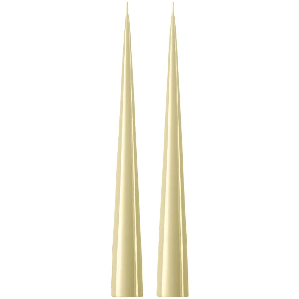 Best Ester & erik 2 Velas 37 cm lacado, Buttermilk 17-0 Amarillo