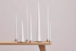 Best Ester & erik 2 Velas 37 cm lacado, Pure white 31 Blanco