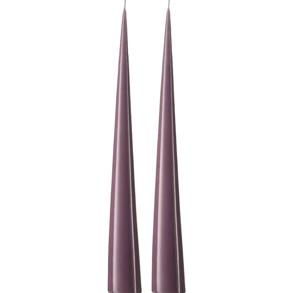 Sale Ester & erik 2 Velas 37 cm lacado, Muted mauve 42 Púrpura
