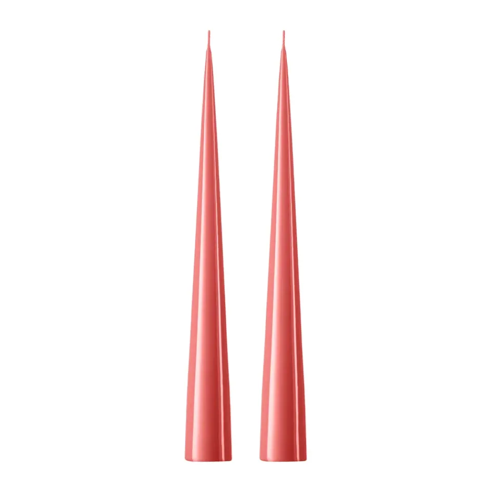 Outlet Ester & erik 2 Velas 37 cm lacado, Coral reef 26 Rosa