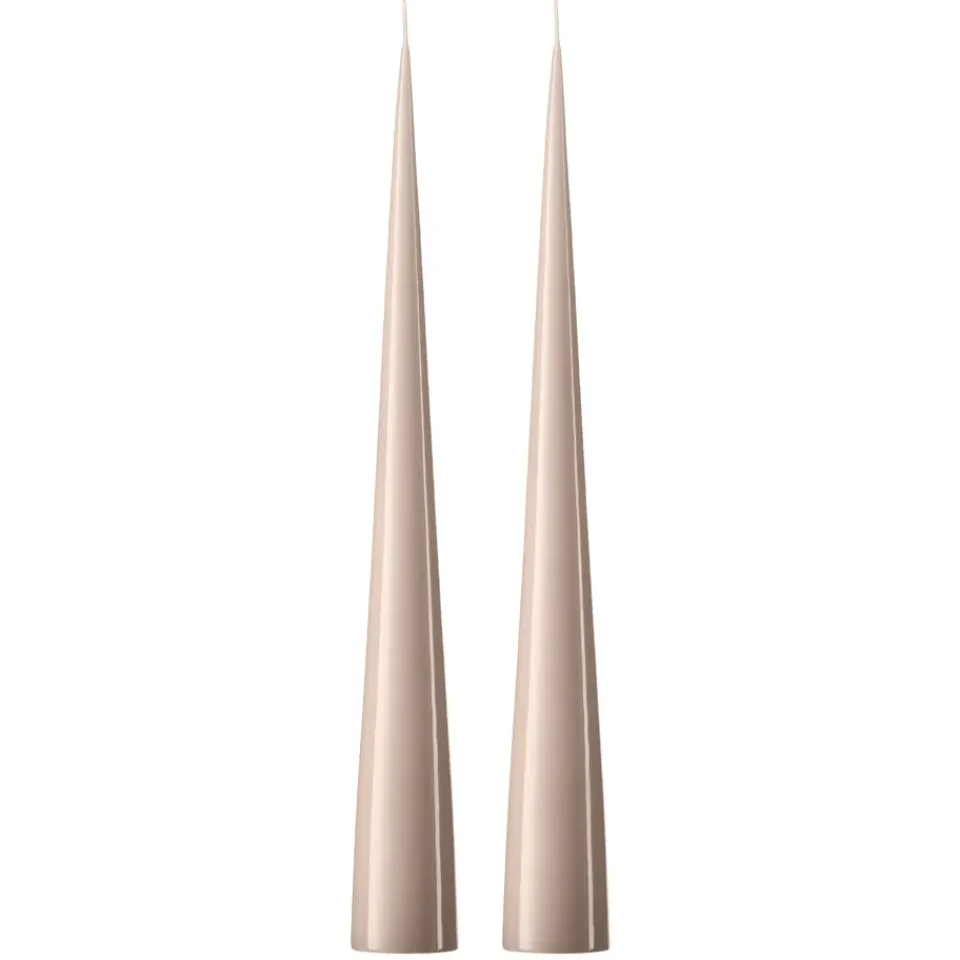 Best Ester & erik 2 Velas 37 cm lacado, Linen grey 22 Beige