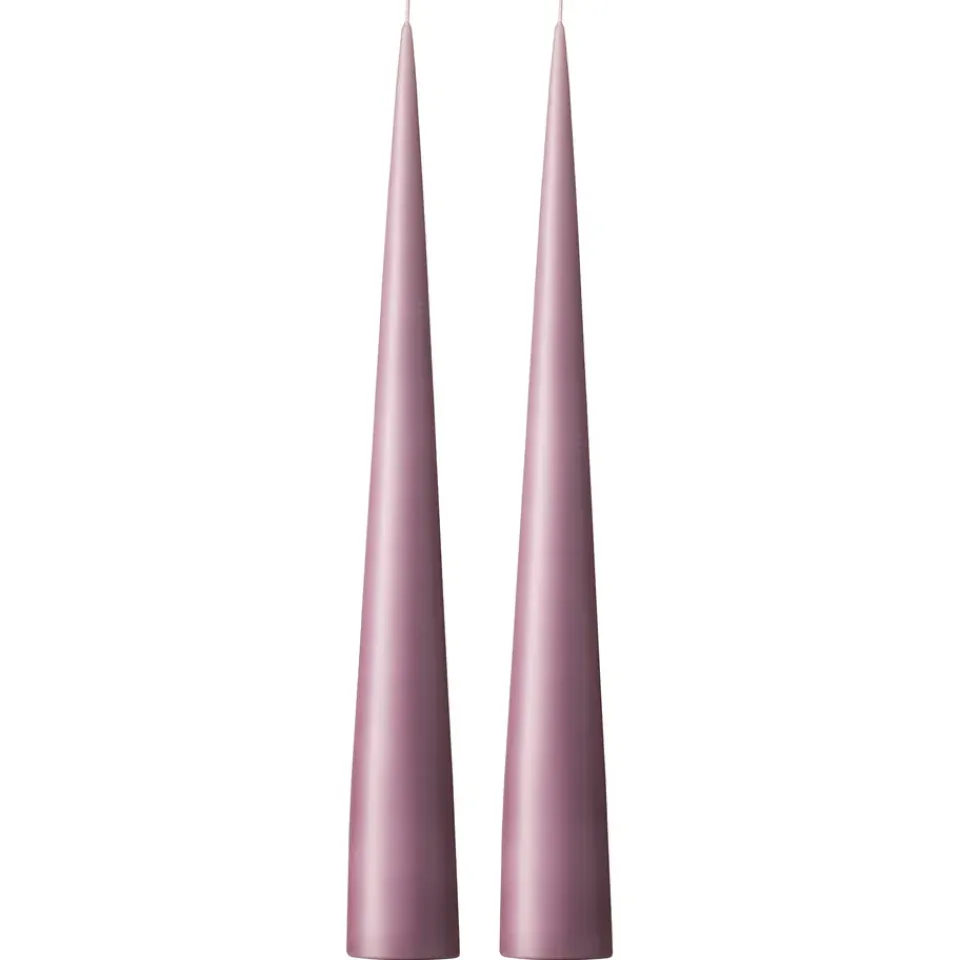 Online Ester & erik 2 Velas 37 cm mate, Muted mauve 42 Púrpura