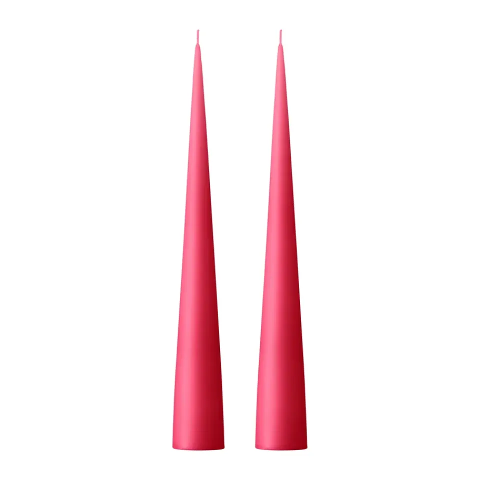 New Ester & erik 2 Velas 37 cm mate, Deep pink 41/2 Rosa