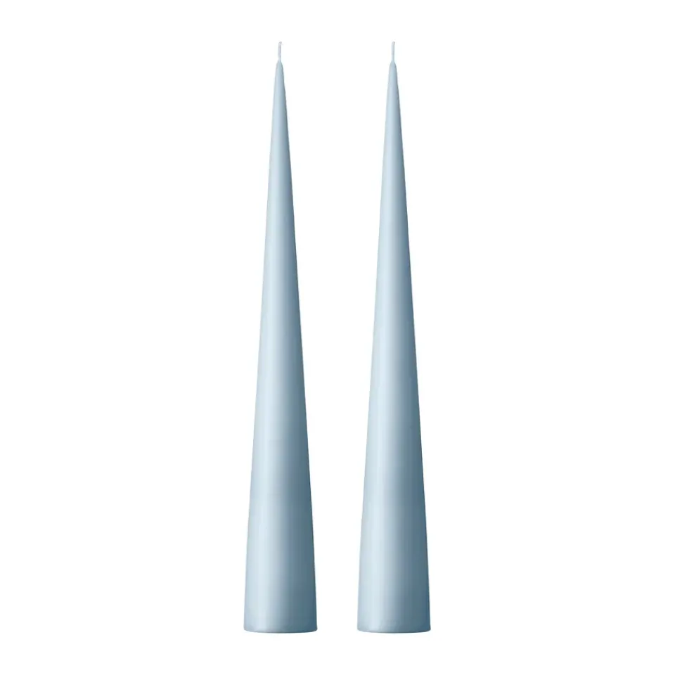 New Ester & erik 2 Velas 37 cm mate, Dusty blue 83 Azul