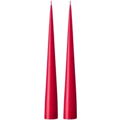 Clearance Ester & erik 2 Velas 37 cm mate, Winter berry 36 Rojo