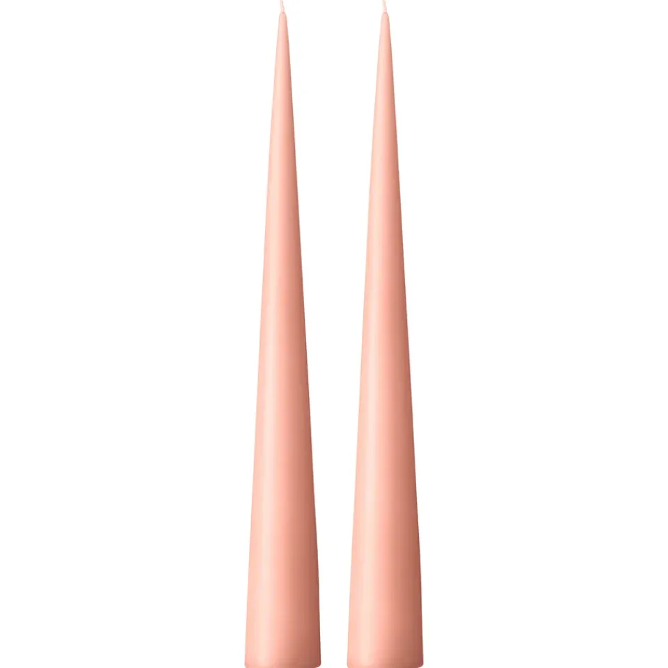 New Ester & erik 2 Velas 37 cm mate, Rosy caramel 20 Rosa
