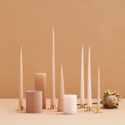 Clearance Ester & erik 2 Velas 37 cm mate, Ice latte 11 Beige