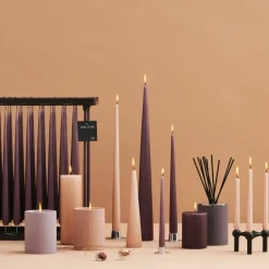 Clearance Ester & erik 2 Velas 37 cm mate, Ice latte 11 Beige