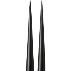 Sale Ester & erik 2 Velas 37 cm mate, Raw black 75 Negro