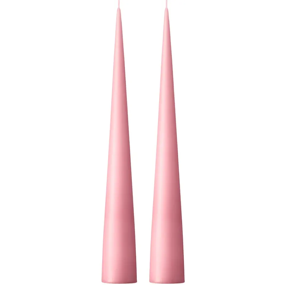 New Ester & erik 2 Velas 37 cm mate, Old rose 39 Rosa
