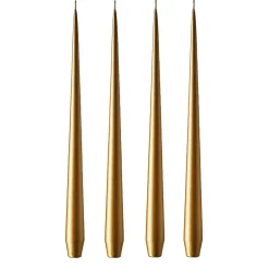 Discount Ester & erik 4 Velas 32 cm metalico, Gold Plateado