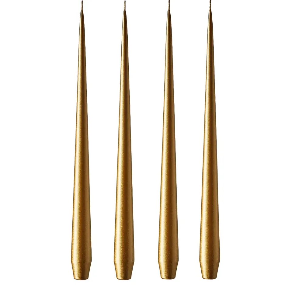 Discount Ester & erik 4 Velas 32 cm metalico, Gold Plateado