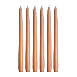 Online Hilke Collection 6 Velas Herrgårdsljus 30 cm, Albaricoque Naranja
