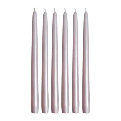 Sale Hilke Collection 6 Velas Herrgårdsljus 30 cm, perla Rosa