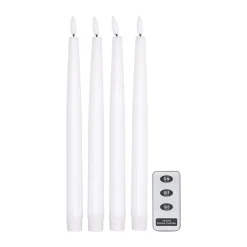 Sale Scandi Essentials 4 Velas LED Bright 28,5 cm con control remoto, Blanco