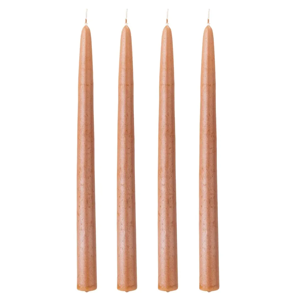 New Bloomingville 4 Velas Shimmer, Marrón