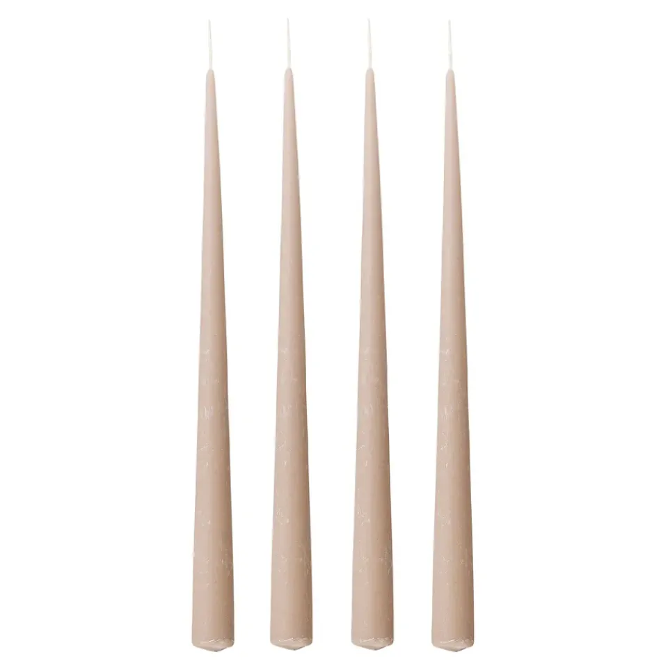 Discount Bloomingville 4 Velas Velvet, Gris