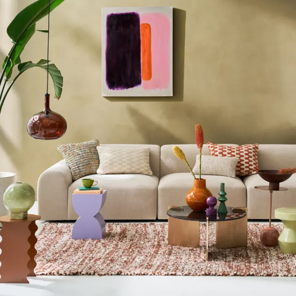 URBAN NATURE CULTURE Adorno de pared Bola 80x100 cm, Multi