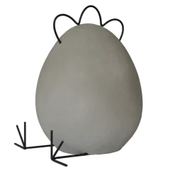 Best DBKD Adorno de pascua Heavy Hen hormigón, grande Gris