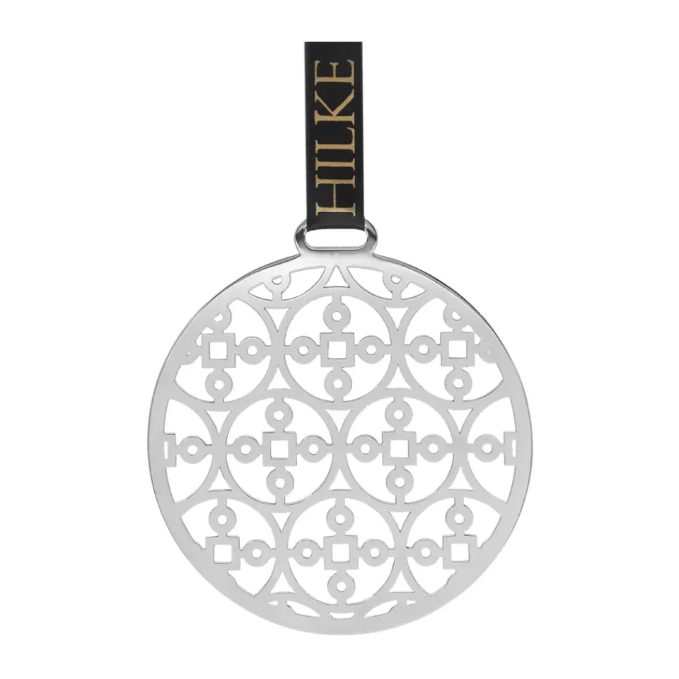 Sale Hilke Collection Adorno de árbol Anima Gemella 2, Latón niquelado Plateado