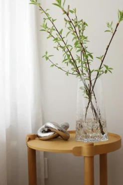 Best Cooee Design Adorno Knot Table large, Light Silver Plateado